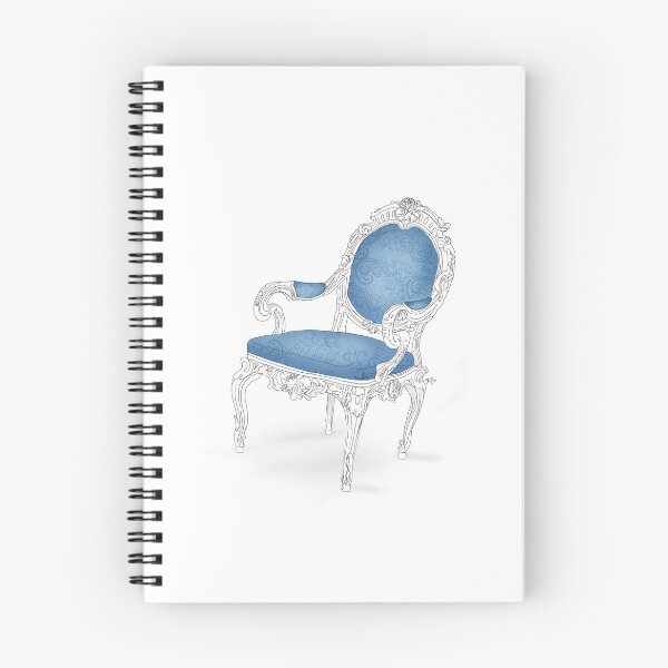 Item preview, Rococo Chair in Blue designed and sold by allyf23.