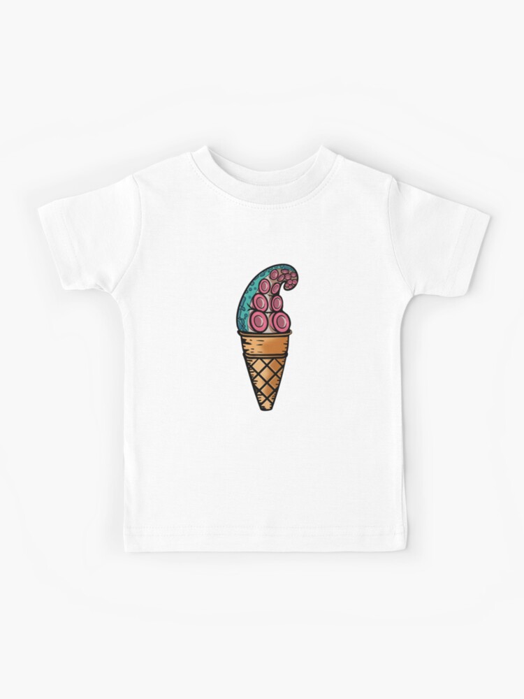 Octopus Tentacle Ice Cream Cone T-Shirt Octopus Tentacle Ice Cream Cone T-Shirt