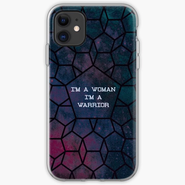 I'm a woman. I'm a warrior. Funda blanda para iPhone
