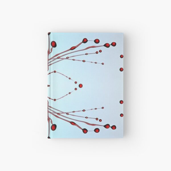#Water #Symmetry #Line #abstract winter Christmas medicine decoration design art tree Hardcover Journal