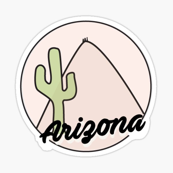 Item preview, Arizona Sticker designed and sold by jaggre.