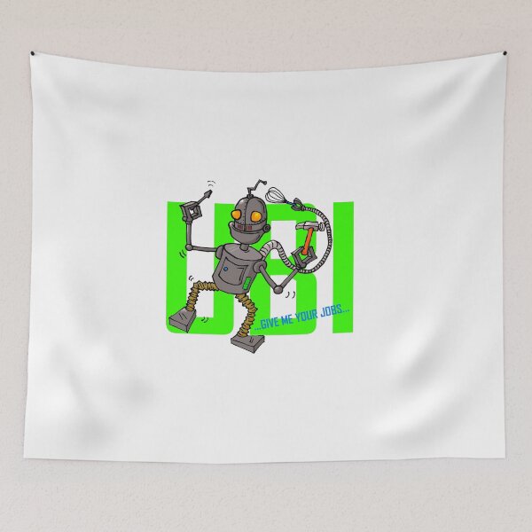 Item preview, UBI Robot coming for your jobs  designed and sold by BoxDesigns.