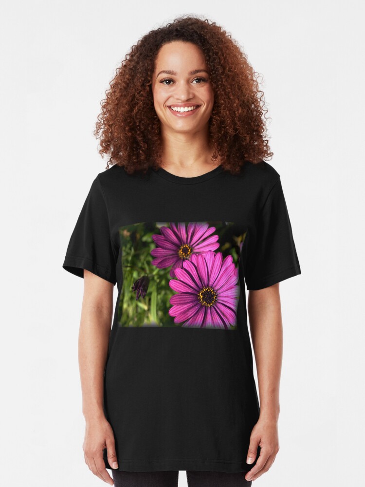 Alternate view of Purple Explosion 2 Slim Fit T-Shirt