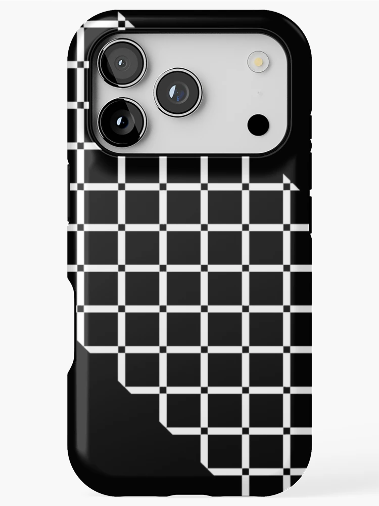 Thumbnail 1 of 4, iPhone Case, Modern Block Pattern With Geometric Edges designed and sold by Poetic Patterns Studio.
