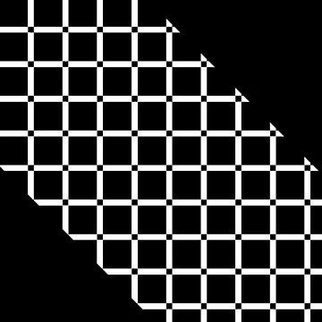 Artwork thumbnail, Modern Block Pattern With Geometric Edges by Poetic Patterns Studio