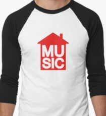 House Music Men's Baseball ¾ T-Shirt
