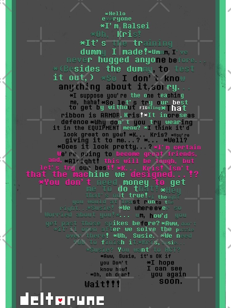 "Ralsei quotes" T-shirt by 0l-Fox-l0 | Redbubble
