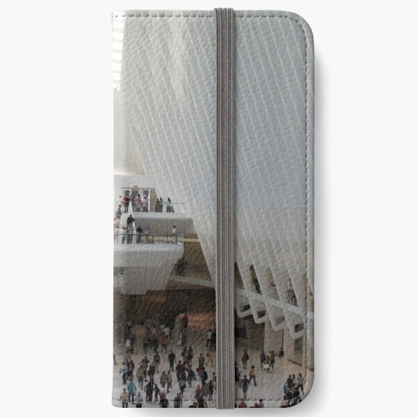 #architecture #indoors #group #business modern airport ceiling crowd city iPhone Wallet
