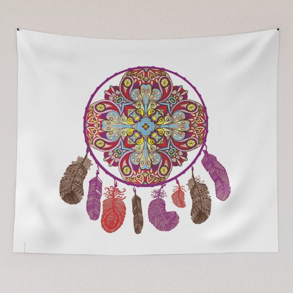 Item preview, Psychedelic dreamcatcher designed and sold by GraksmxxT.