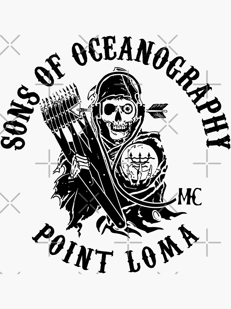 Sons of Oceanography Sticker for Sale by NavyChief