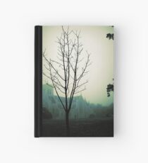 foggy autumn morning at the cathedral Hardcover Journal