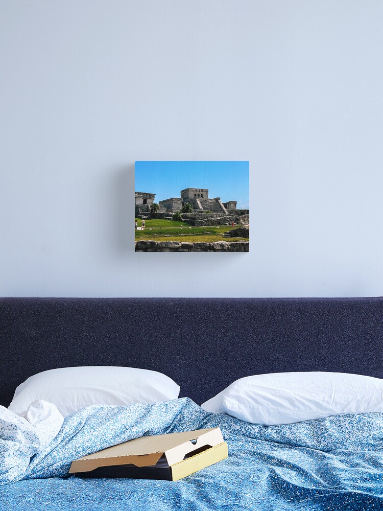 Thumbnail 2 of 3, Canvas Print, Tulum Ruins designed and sold by darren-j-mcleod.