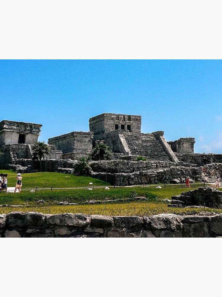 Thumbnail 3 of 3, Canvas Print, Tulum Ruins designed and sold by darren-j-mcleod.