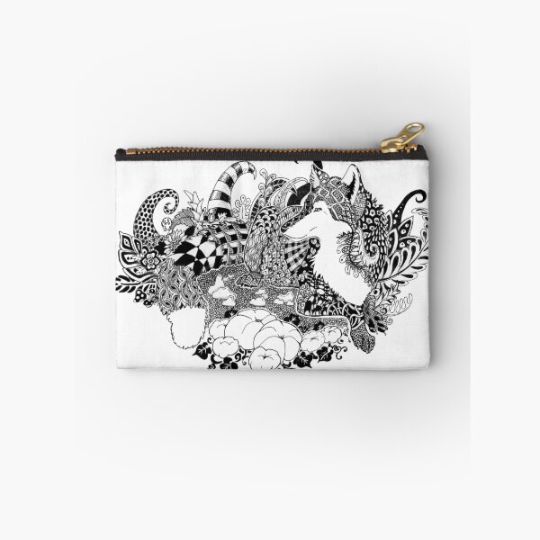Item preview, Fox Tangle Doodle Pattern Design designed and sold by Stormslegacy.