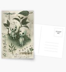 Natural History - Forest Spirit studies Postcards