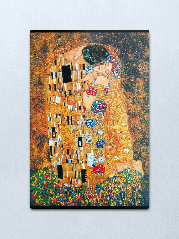 Alternate view of Gustav Klimt - The kiss Metal Print