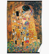 Póster Gustav Klimt - El beso