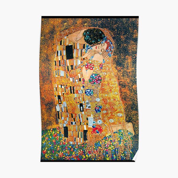 Gustav Klimt - Le baiser Poster