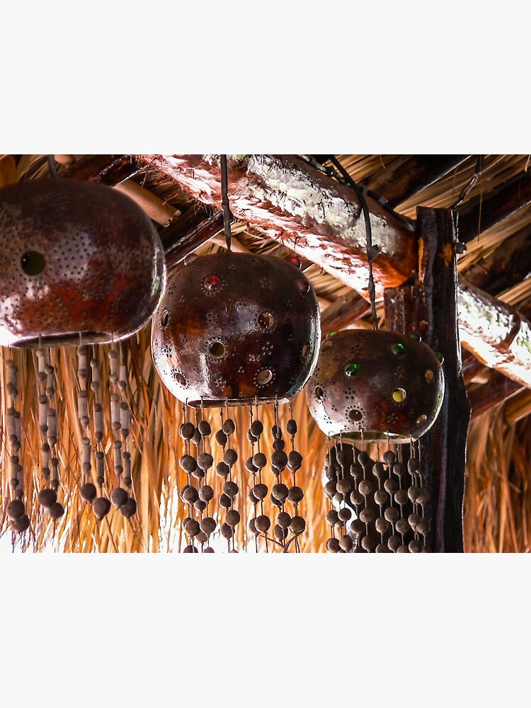 Thumbnail 3 of 3, Canvas Print, Tulum Wind Chime designed and sold by darren-j-mcleod.