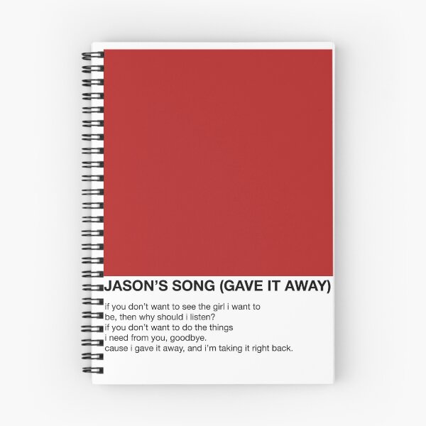 Item preview, Jason's Song (Gave It Away) Pantone designed and sold by hopecardona.