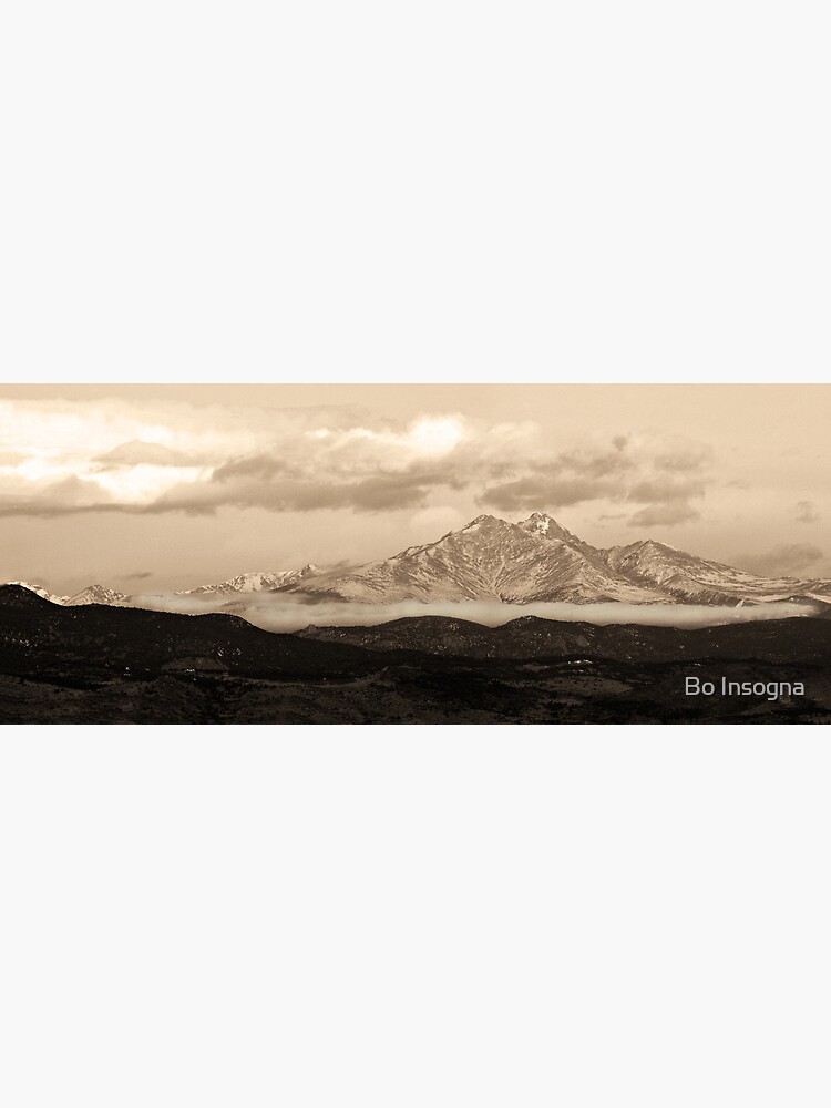 Meeker - Longs Peak - Sepia Panorama by mrbo