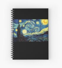 Vincent Van Gogh - Starry night Spiral Notebook