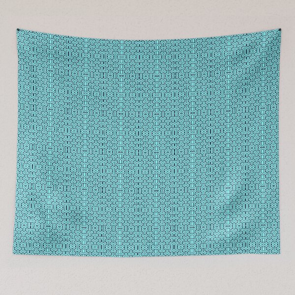 Item preview, Flashy Blue and Black Pattern designed and sold by Jasper333.