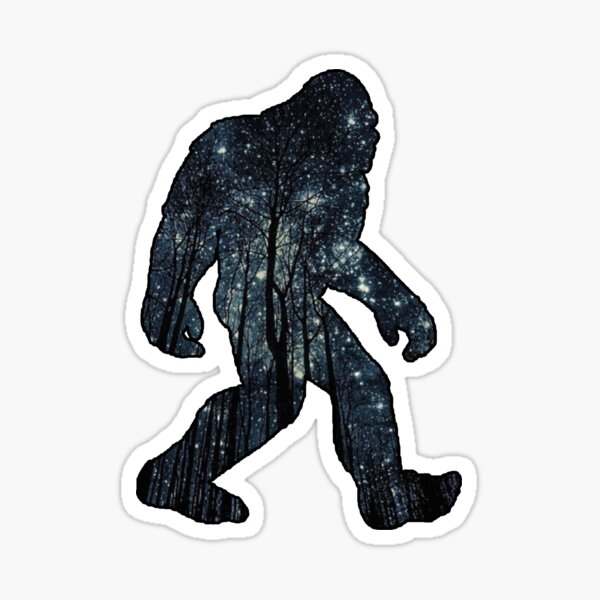 Bigfoot - Stars Sticker
