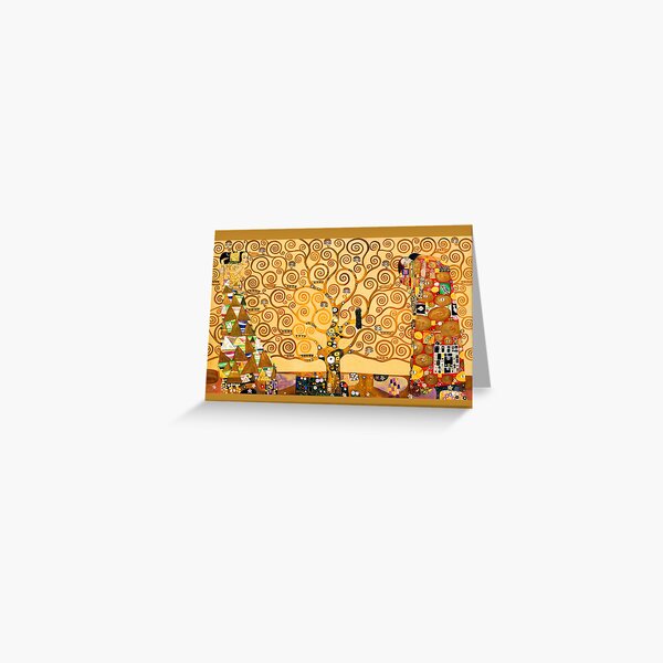 Gustav Klimt - The tree of life Greeting Card