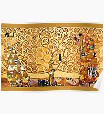 Gustav Klimt - Der Baum des Lebens Poster