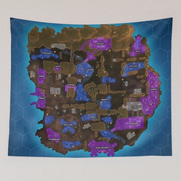 Item preview, Apex Legends Map - King's Canyon designed and sold by GeneralMilkshak.