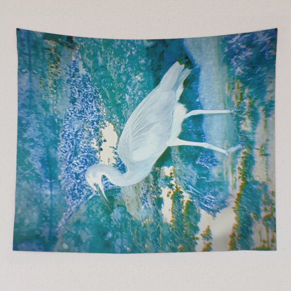 Item preview, Blue Bay Heron_ Be Your Own Kind Of Beautiful designed and sold by Penwen.