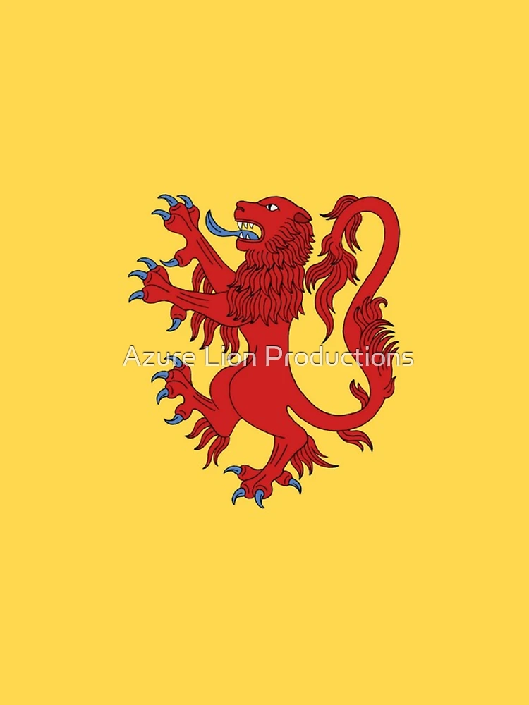 Thumbnail 4 of 4, iPhone Case, Lion Rampant Gules designed and sold by Azure Lion Productions.