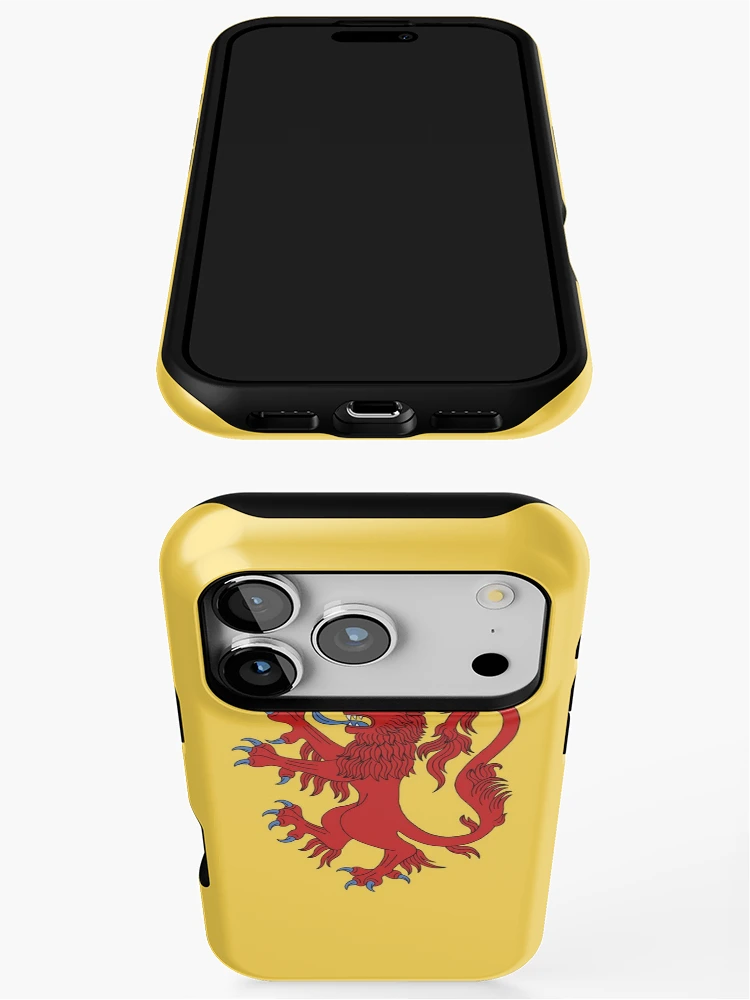 Thumbnail 3 of 4, iPhone Case, Lion Rampant Gules designed and sold by Azure Lion Productions.