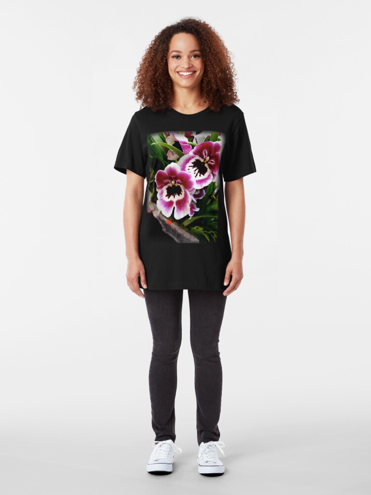 Alternate view of Orchids Slim Fit T-Shirt
