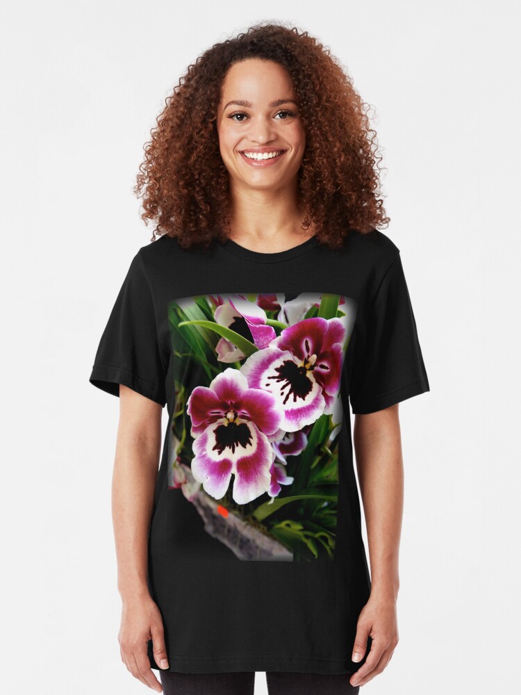 Alternate view of Orchids Slim Fit T-Shirt