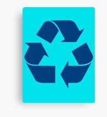 Recycle Symbol by Chillee Wilson Canvas Print
