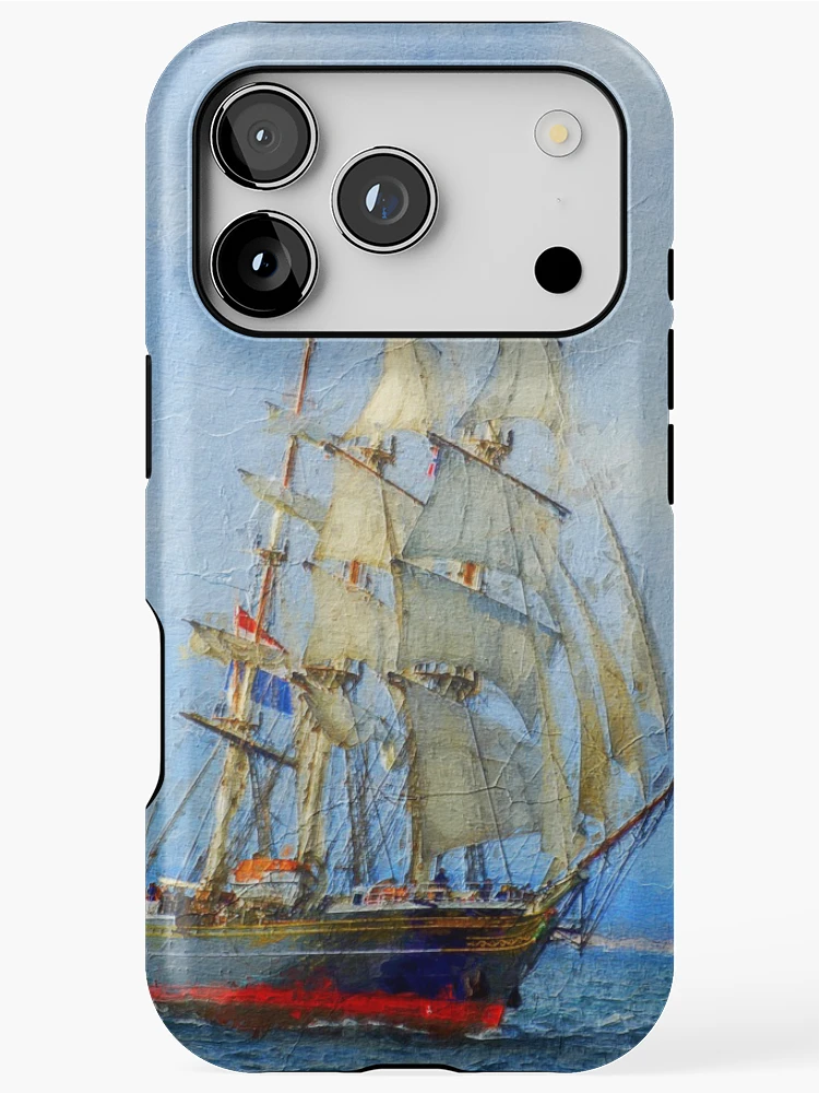 Thumbnail 1 of 4, iPhone Case, Tallship - Sailing Clipper Case designed and sold by LemonTreeDesign.