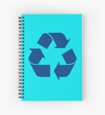 Recycle Symbol by Chillee Wilson Spiral Notebook