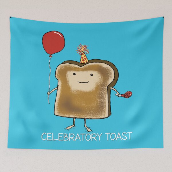 Item preview, Celebratory Toast with Balloon designed and sold by capscratch.