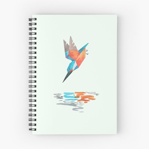 Item preview, Low poly watercolor - Kingfisher designed and sold by scarriebarrie.