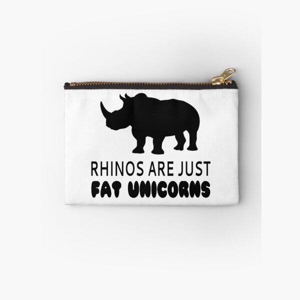 Item preview, Rhinos Are Just Fat Unicorns designed and sold by coolfuntees.