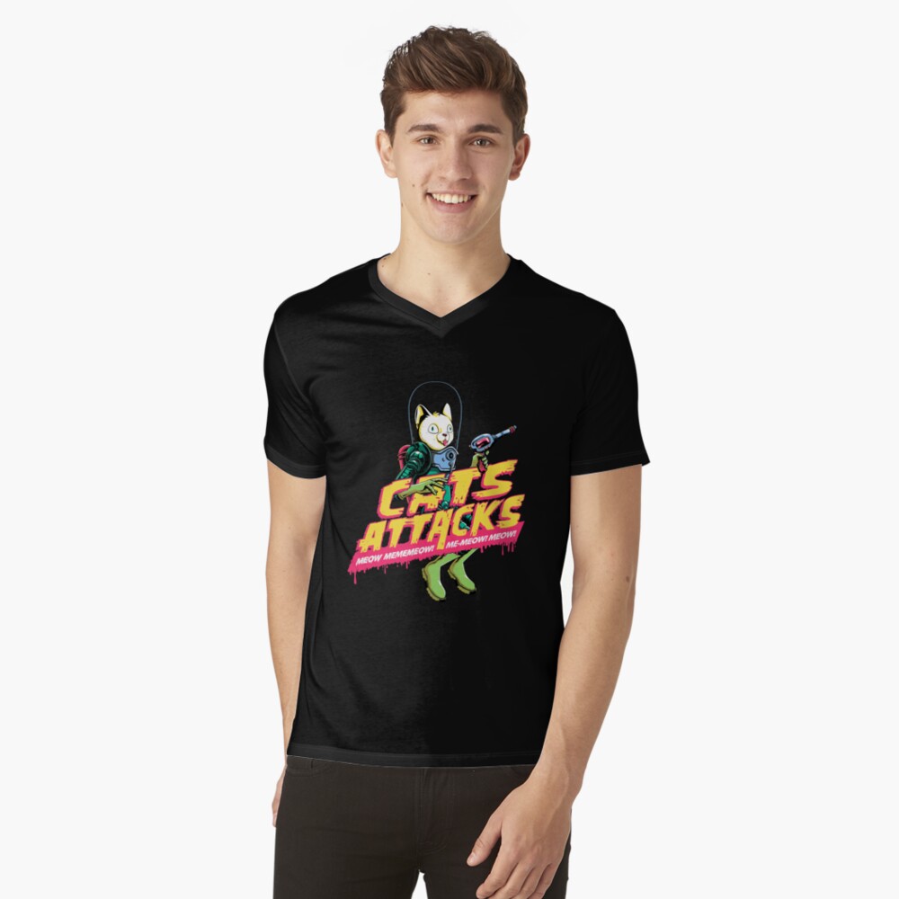 Item preview, Camiseta de cuello en V designed and sold by enerimateos.