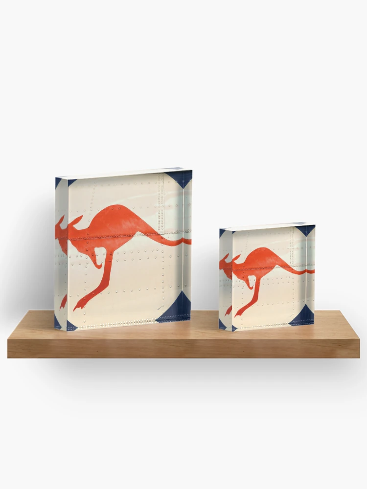 Thumbnail 3 of 5, Acrylic Block, Red Roo 2 designed and sold by evolutionx.