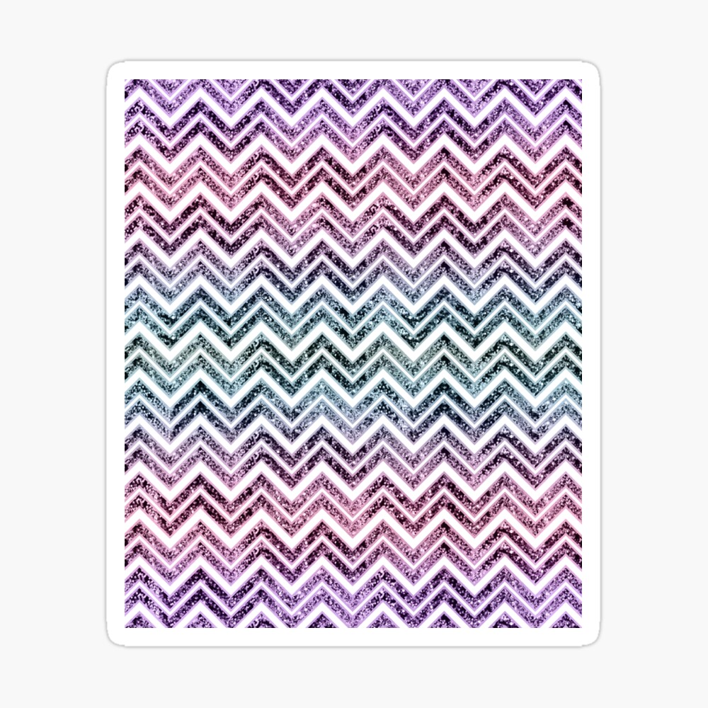 Unicorn Princess Glitter Glam Chevron 1 Shiny Pastel Decor Art Poster By Anitabellajantz Redbubble