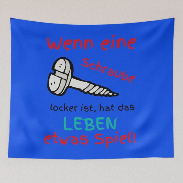 Item preview, When a screw is loose, life has some play. Unique fun t-shirt design designed and sold by Whiskylover.