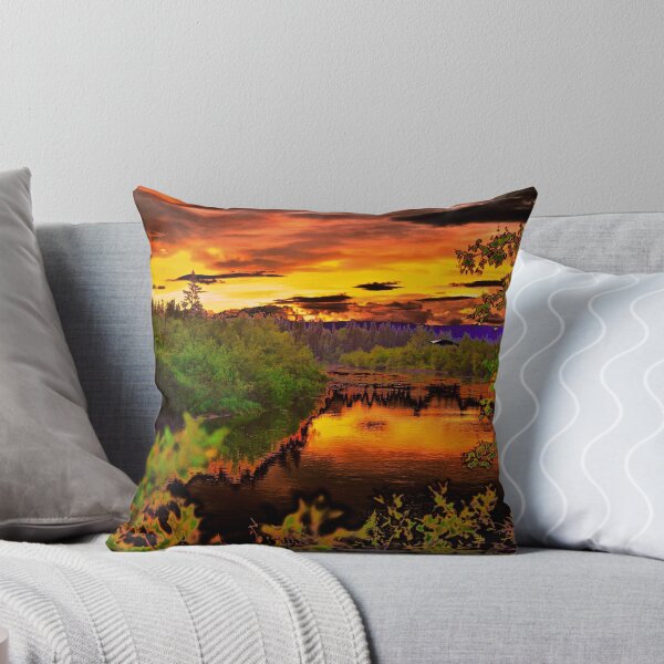 Item preview, Midsummer Midnight on the Chena River designed and sold by chaoscossack.