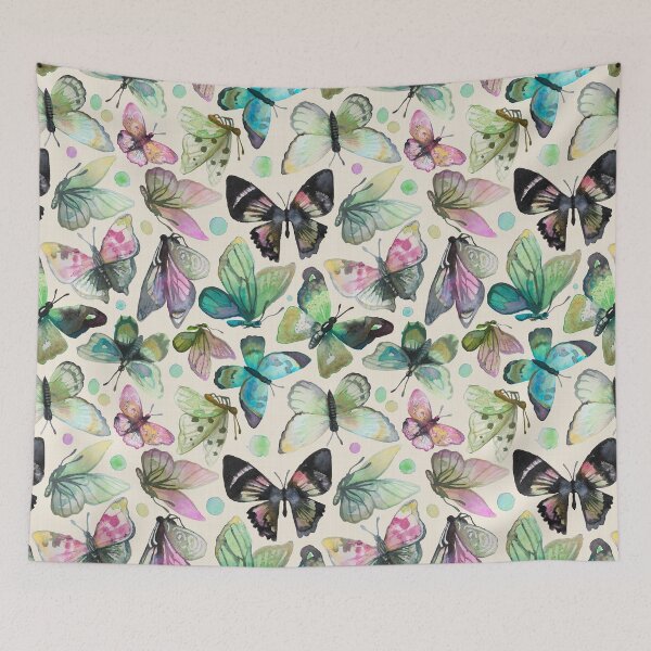 Item preview, watercolor butterflies designed and sold by camcreativedk.