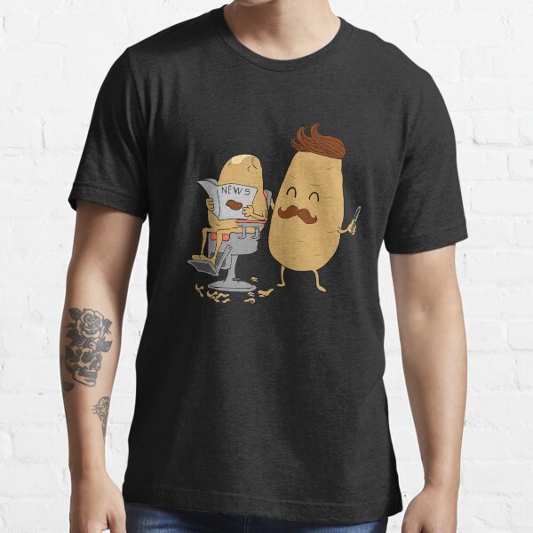 Peluquero lindo de la patata Camiseta esencial