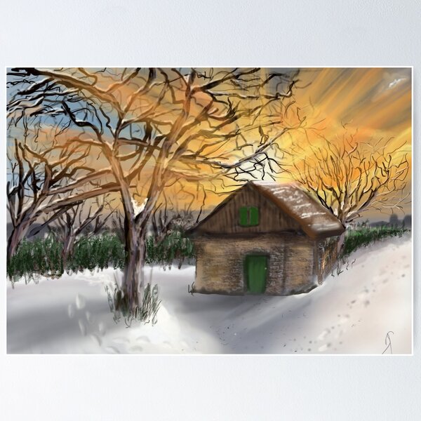 Item preview, Refuge in the winter snow designed and sold by Soualigua.